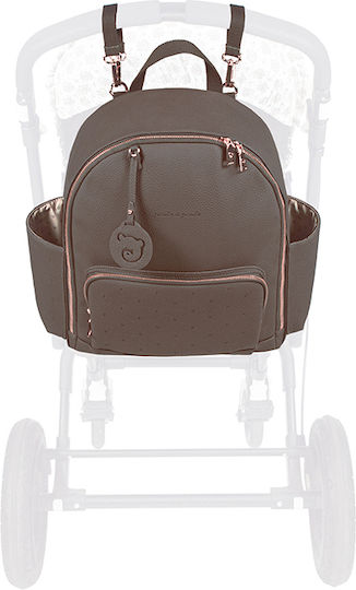 Pasito a Pasito Diaper Bag Brown 32x37x15cm.