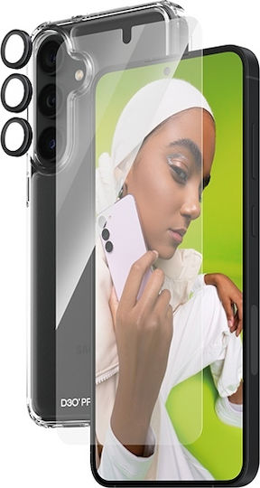 PanzerGlass 3-in-1 Protection Pack Προστασία Κάμερας Tempered Glass Διάφανο για το Samsung Galaxy S24+