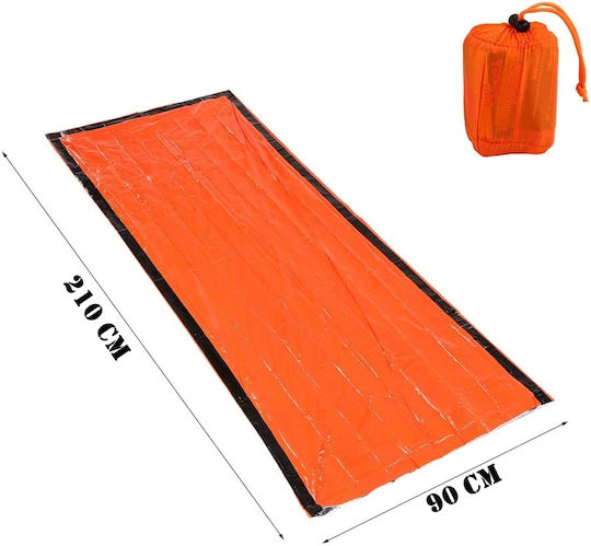 Sleeping Bag Μονό Πορτοκαλί