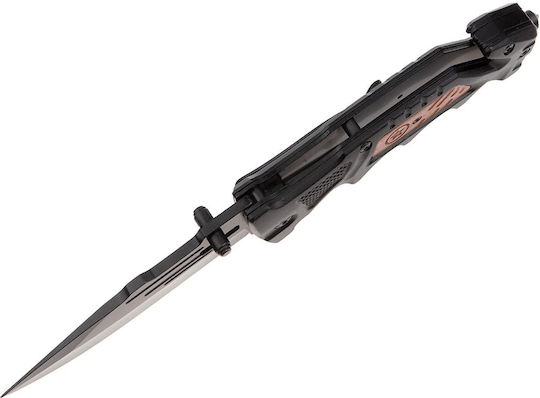 Messer Überleben Schwarz in Hülle