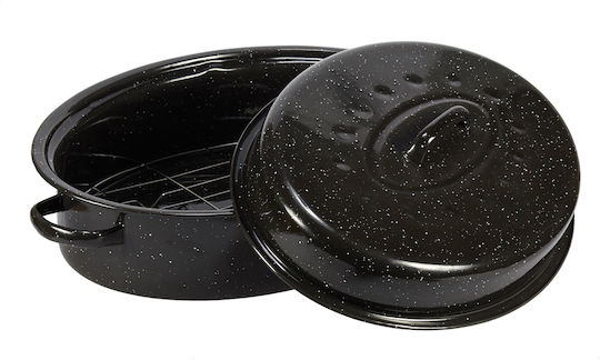 TnS Dutch Oven Oval Made of Aluminum with Grill 42x31.5cm 1pcs