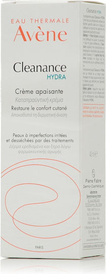 Eau Thermale Avène Cleanance Hydra Ενυδατική Κρέμα Προσώπου κατά της Ερυθρότητας 40ml