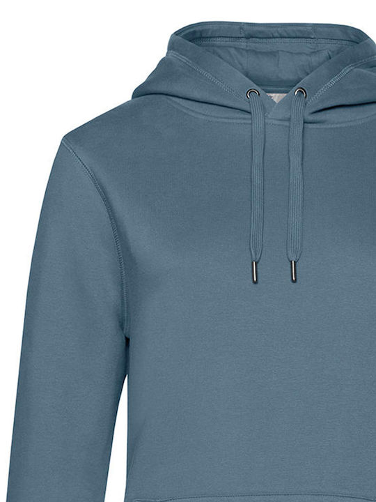 B&C Queen Werbe-Hoodie Nordic Blue