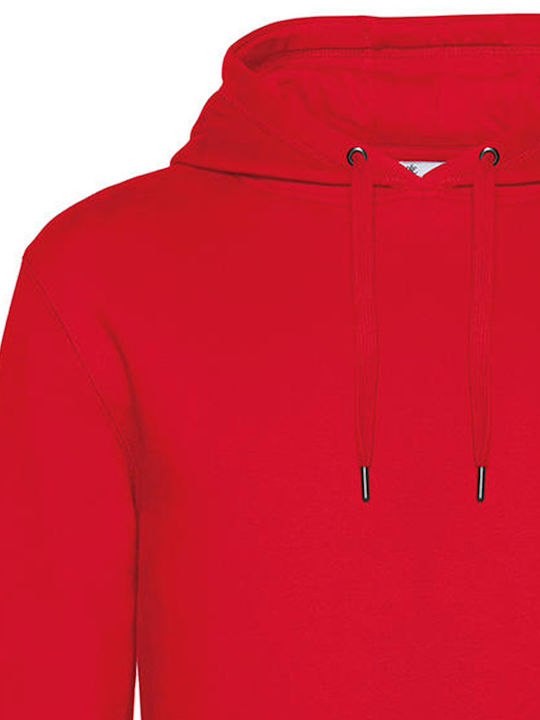 B&C King Werbe-Hoodie in Rot Farbe