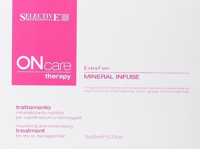 Selective Professional On Care Mineral Infuse Repair Hair Ampoules 10x10ml