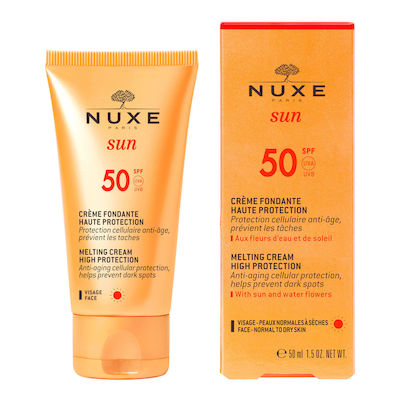 Nuxe Sun Delicious Cream Αντηλιακή Κρέμα Προσώπου SPF50 50ml