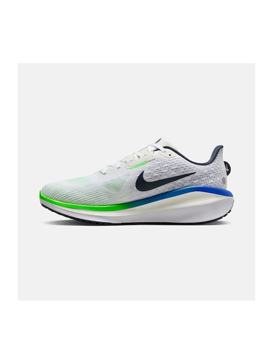 Vomero 17 Männliche Sportschuhe Laufen Weiße / Platin Tint / Renn Blau / Donner Blau