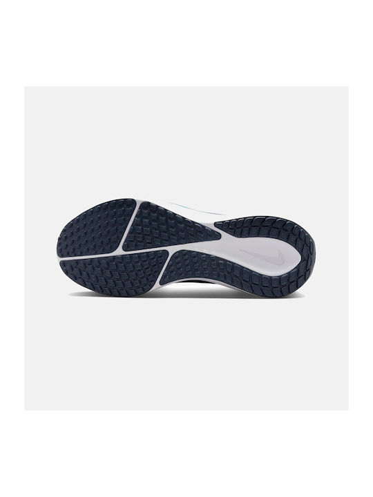 Vomero 17 Männliche Sportschuhe Laufen Weiße / Platin Tint / Renn Blau / Donner Blau