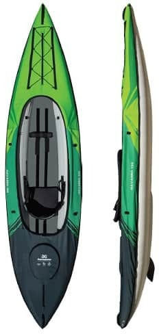 Aquaglide Navarro 130 584119109 Πλαστικό Kayak Θαλάσσης 2 Ατόμων Πράσινο