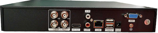4 Camera Surveillance System IP 1.3MP with NVR Recorder