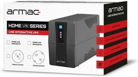 Armac HL650E/LEDV2 UPS Line-Interactive 650VA 390W