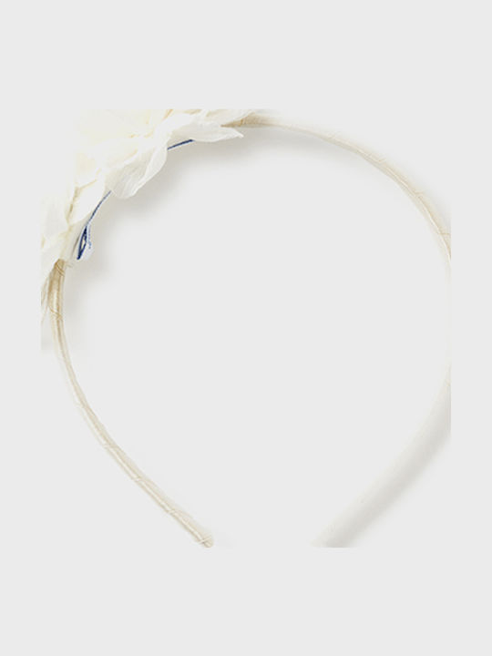 Mayoral Gold Kids Headband with Flower