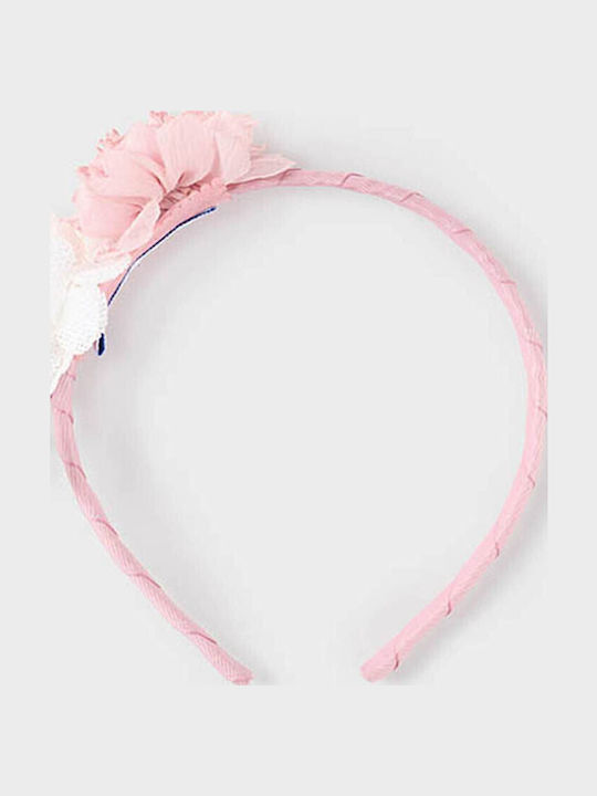 Mayoral Pink Kids Headband with Flower