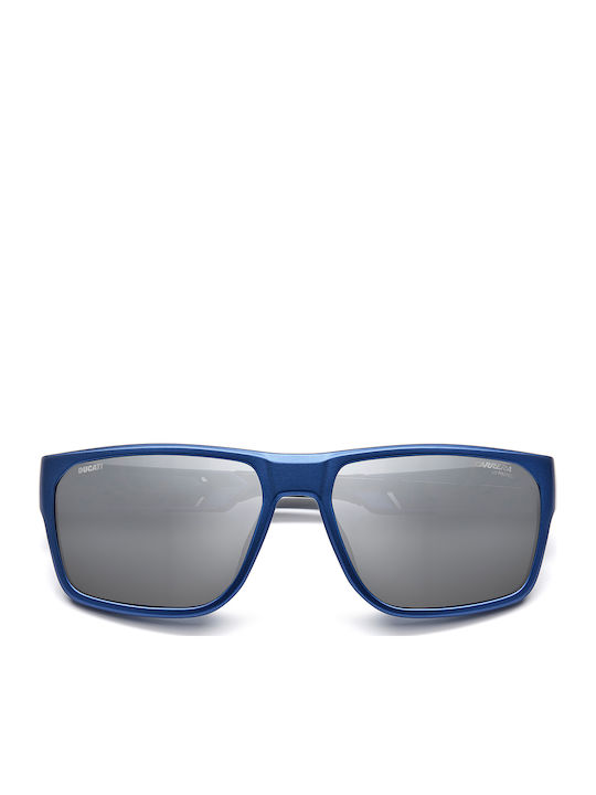 Carrera Unisex Γυαλιά Ηλίου με Μπλε Κοκκάλινο Σκελετό και Γκρι Καθρέφτη Φακό 029/S TZQ/T4