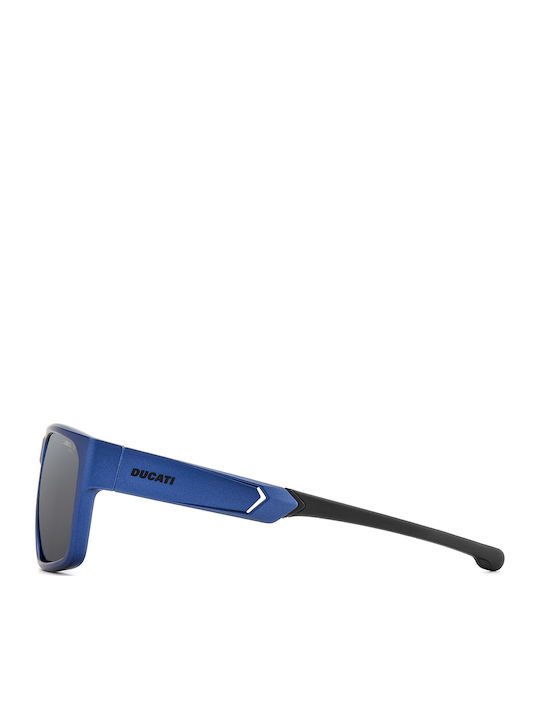 Carrera Unisex Γυαλιά Ηλίου με Μπλε Κοκκάλινο Σκελετό και Γκρι Καθρέφτη Φακό 029/S TZQ/T4