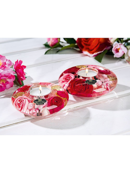 ArteLibre Candle Holder suitable for Tealights Glass 4cm 1pcs