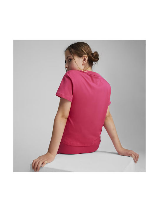 Puma Tricou pentru copii Fuchsia