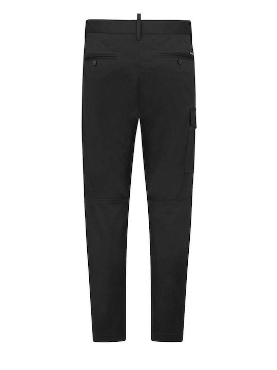 Pantaloni cu Croială Slim Negru