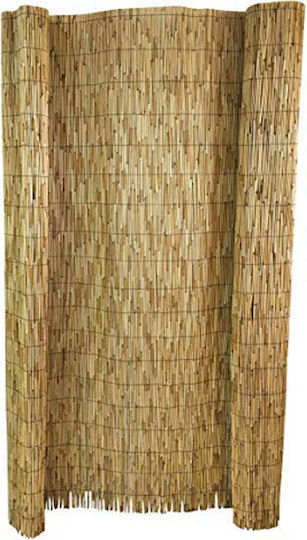 Mporazanis Bamboo Fencing with Whole Wood 1x3m 17089 Mporazanis Bamboo Fencing with Whole Wood 1x3m 17089