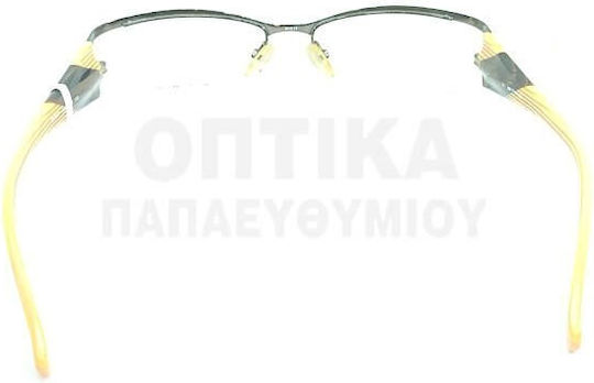 Etro Men's Metal Prescription Eyeglass Frame Grey
