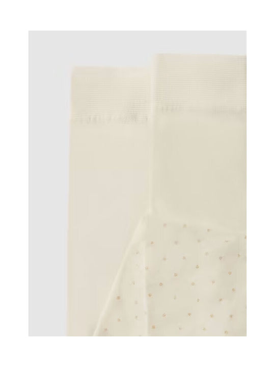 Abel & Lula Kinderstrumpfhose Polka Dot Beige