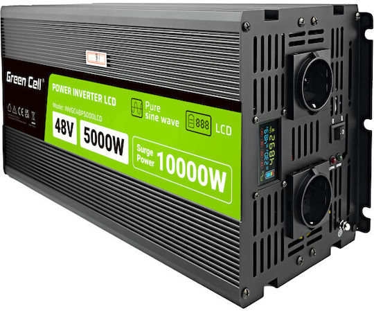 Green Cell Pure Sine Wave Inverter 5000W 48V Single Phase