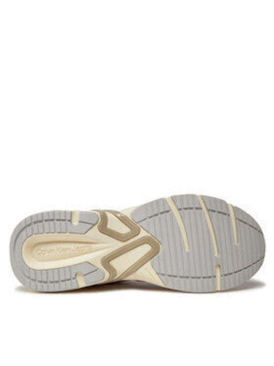 Calvin Klein Retro Tennis Su-mesh Sneakers Beige