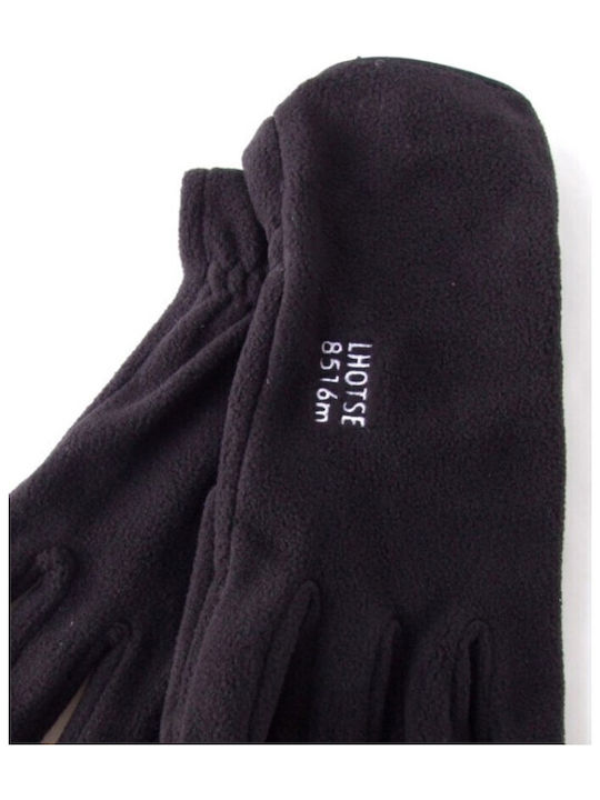 Lhotse Unisex Fleece Gloves Black