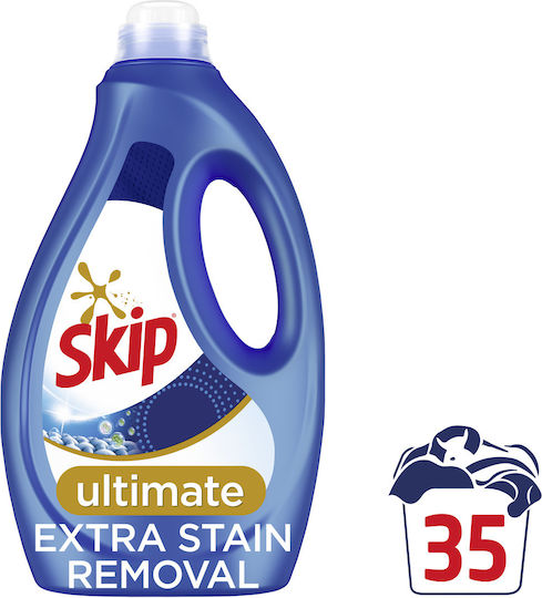 Skip Ultimate Extra Stain Removal Υγρό Απορρυπαντικό για Χρωματιστά Ρούχα 1.75lt (35 Μεζούρες)