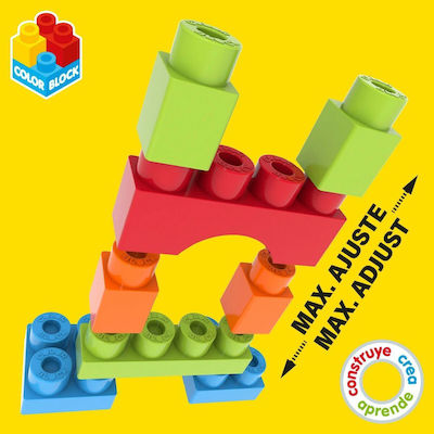 Color Block Plastic Building Blocks 80pcs