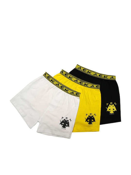 AEK Kinder-Boxershorts Weiß