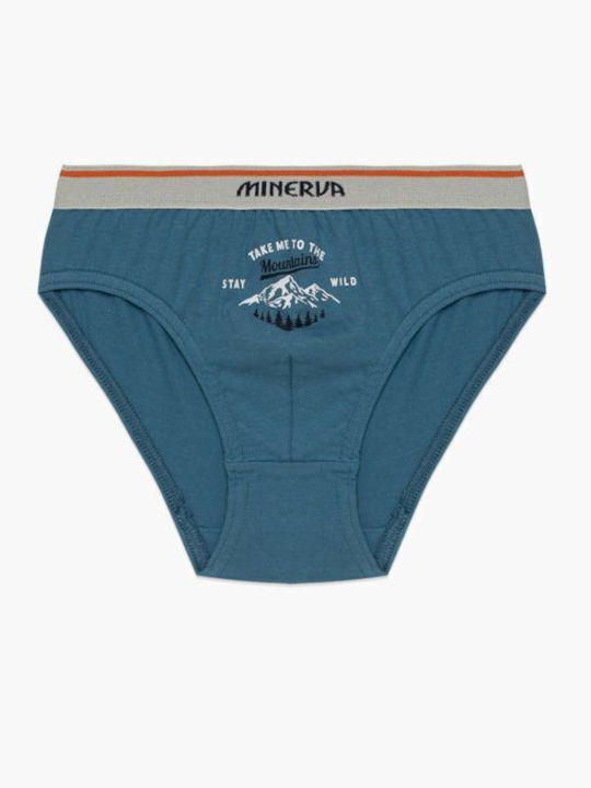 Minerva Kids' Set with Briefs Blue 3pcs