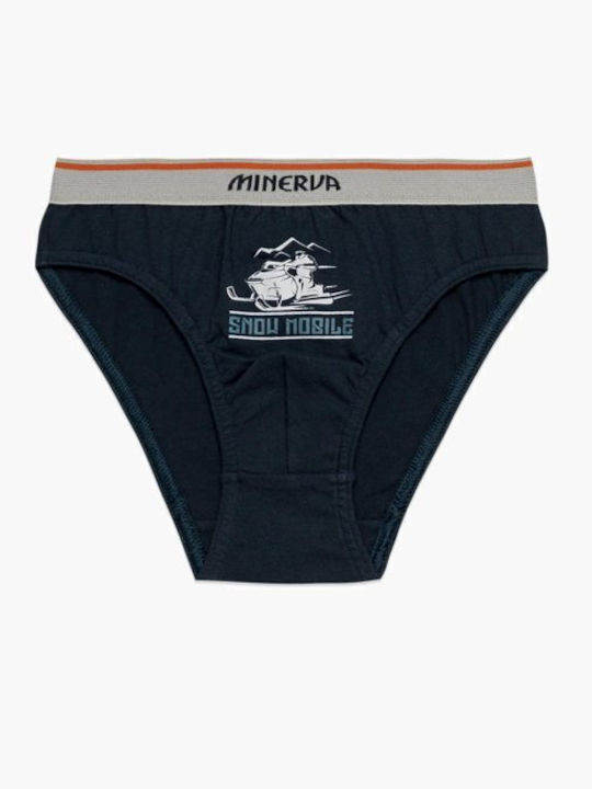 Minerva Kids' Set with Briefs Blue 3pcs