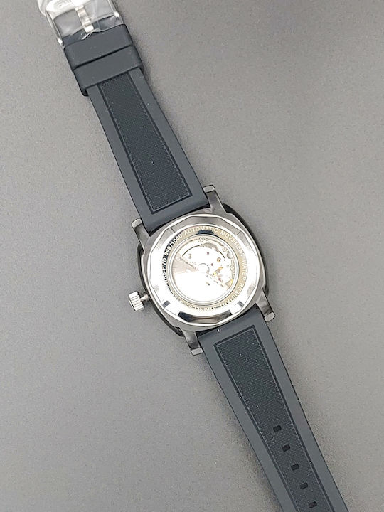 Alpha 1993 Men's Watch 44mm Automatic with Black Rubber Strap
