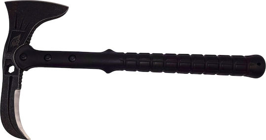 Topor de supraviețuire Adventure, Oțel inoxidabil, Negru, 41 Cm