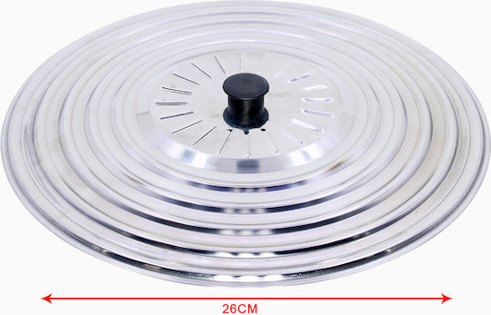 Tpster Deckel für Topf Metallisch 26cm 14302