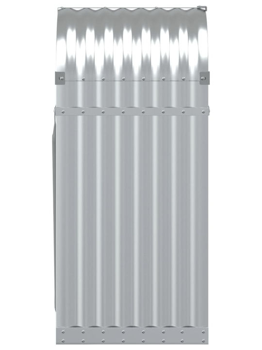vidaXL Inox Ράφι Αποθήκευσης Ξύλων 40x45x100cm Ασημί