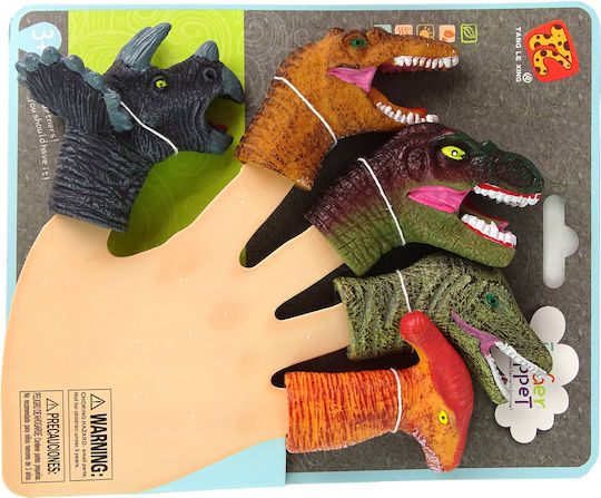 Lean Toys Finger Puppets Dinosaurs