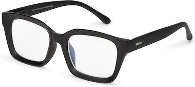 Nordic Vision Obsidiana Acetate Blue Light Blocking Glasses Black