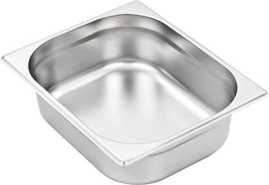 vidaXL Gastronorm-Behälter Edelstahl GN1/2 mit Tiefe 100mm