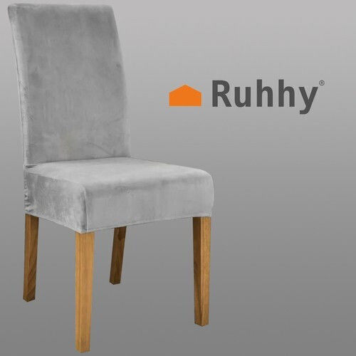 Ruhhy Elastic Cover for Chair Grey 1pcs