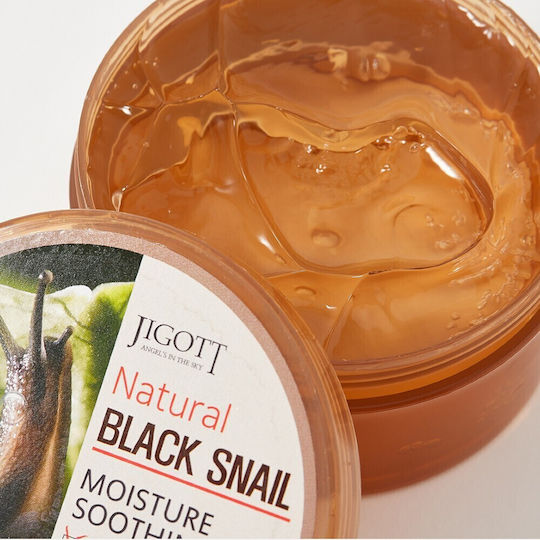 Jigott Natural Black Snail Moisturizing Gel Body for Dry/Very Dry Skin 300ml