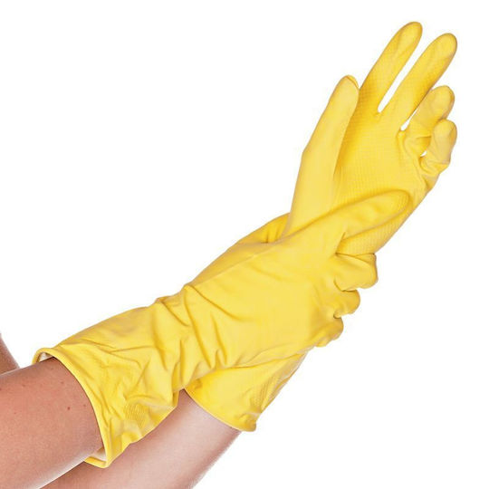 Elina Oven Gloves Latex Medium Yellow 1pcs