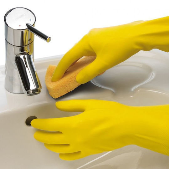 Elina Oven Gloves Latex Medium Yellow 1pcs