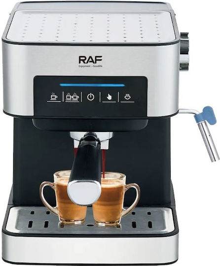 Raf R.136 Μηχανή Espresso 850W Πίεσης 15bar Μπλε