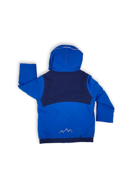 Vaude Wasserdicht Kinderjacke Winddicht mit Kapuze Blau