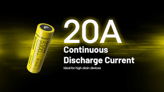 NiteCore NL2153HP Презареждаща батерия 21700 Li-ion 5300mAh 3.6V 1бр