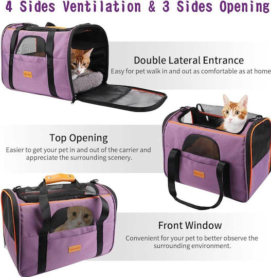 Morpilot Dog/Cat Carrying Blue Shoulder Bag for 7kg Pets