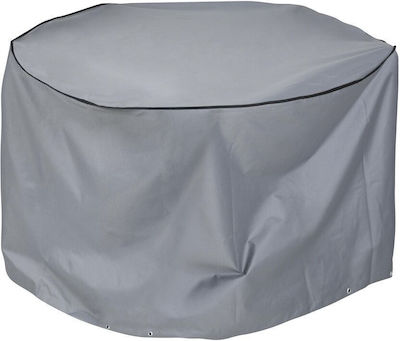 Dekodonia Waterproof Dining Table Cover Black 132x132x75cm