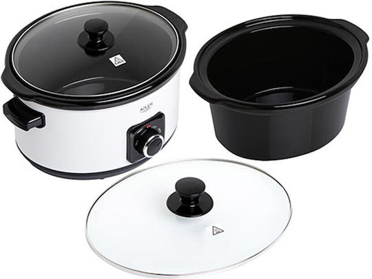 Adler Slow Cooker 290W with Capacity 5.8lt White